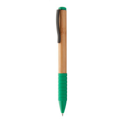 Bripp green natural bamboo ballpoint pen 