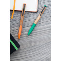 Bripp orange natural bamboo ballpoint pen 