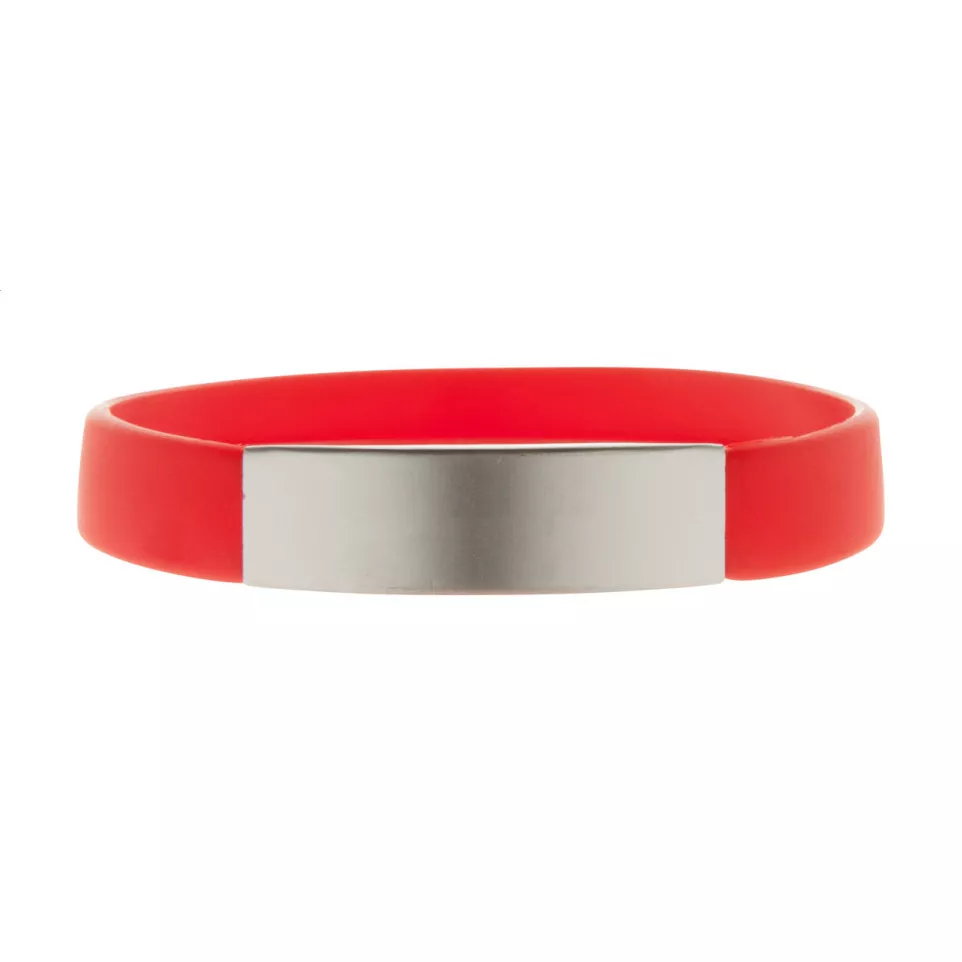 Platty rood  polsband 
