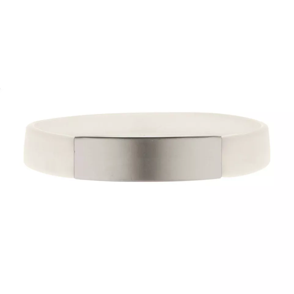 Platty white  wristband 