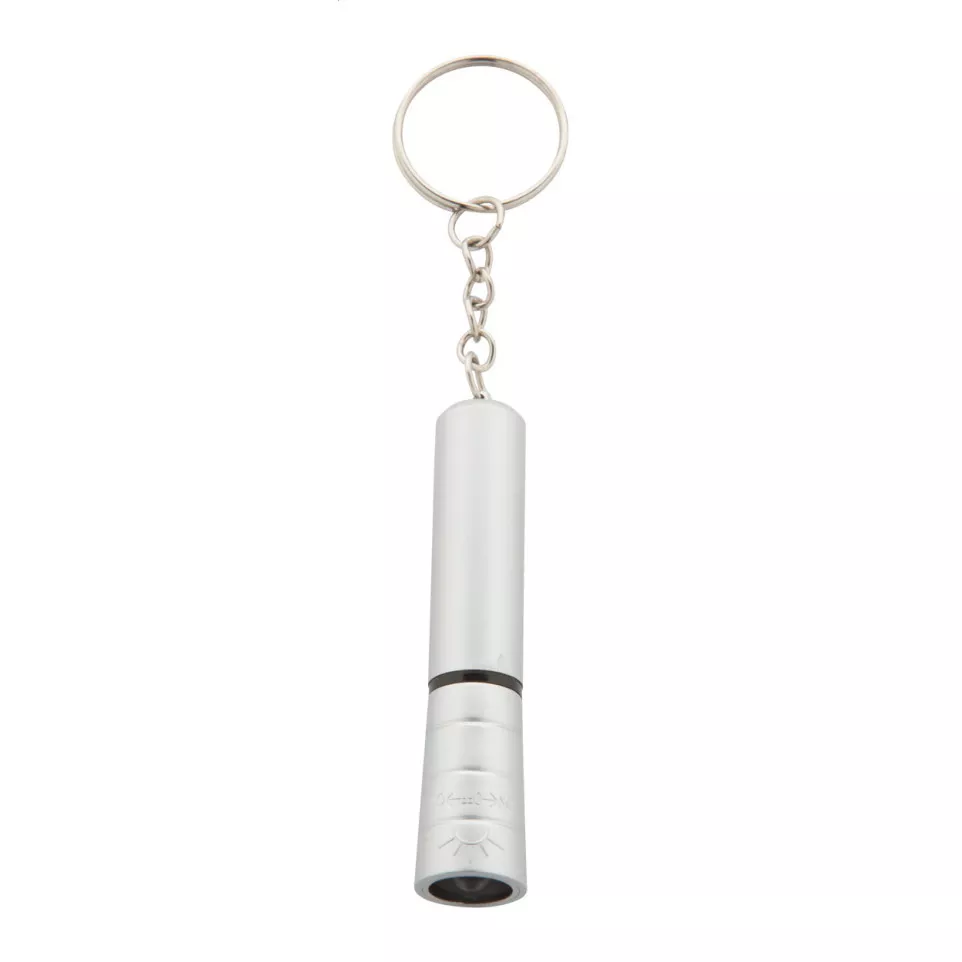 Taipei silver  mini flashlight 