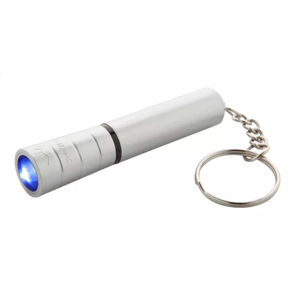 Taipei silver  mini flashlight 