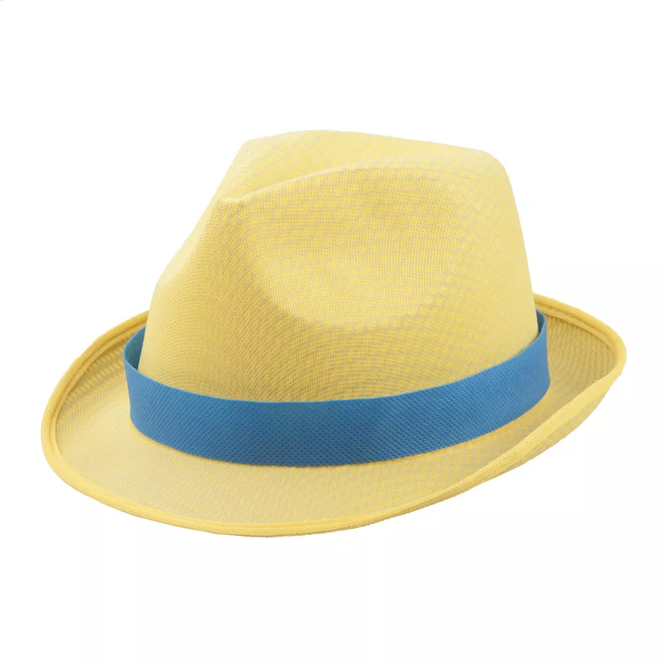 Party jaune  chapeau 