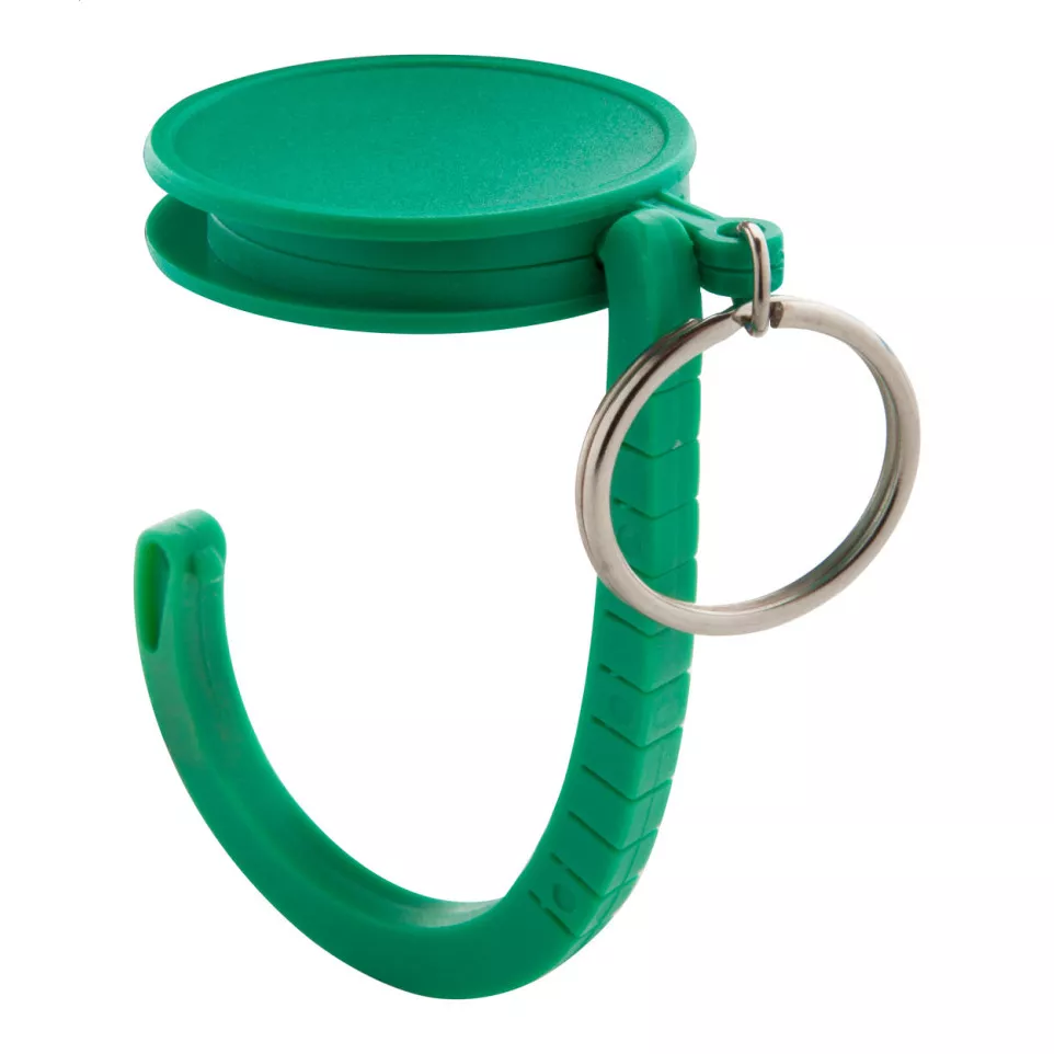 Foldy green  bag hanger 