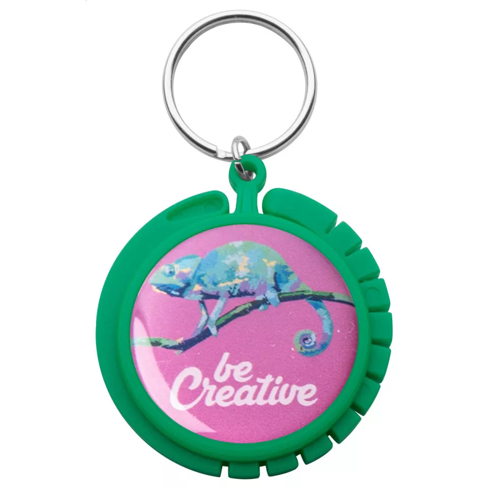 Foldy green  bag hanger 