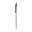 Snow Leopard pink white ballpoint pen 