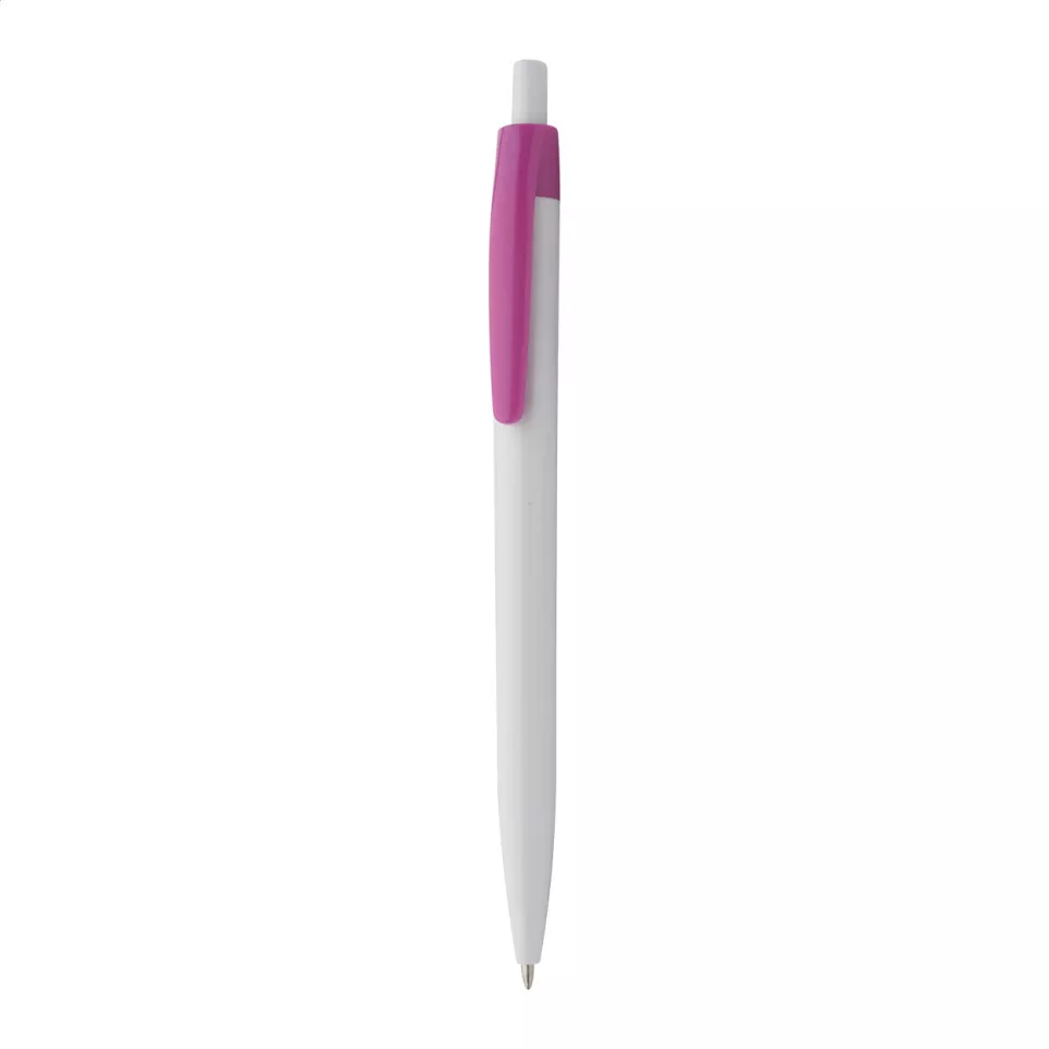 Snow Leopard pink white ballpoint pen 