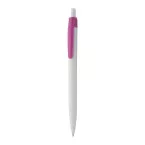 Snow Leopard pink white ballpoint pen 