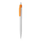 Snow Leopard orange white ballpoint pen 