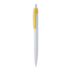 Snow Leopard yellow white ballpoint pen 