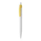 Snow Leopard yellow white ballpoint pen 