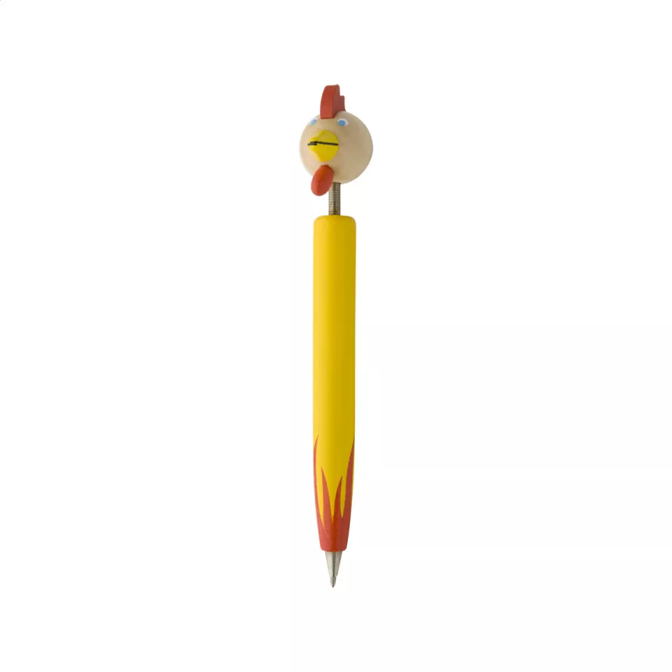 Zoom jaune  stylo à bille avec...
