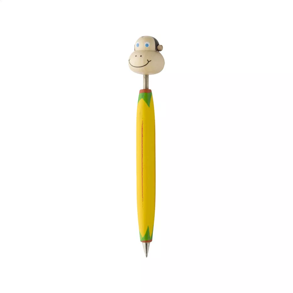 Zoom yellow  wooden ballpoint pen,...