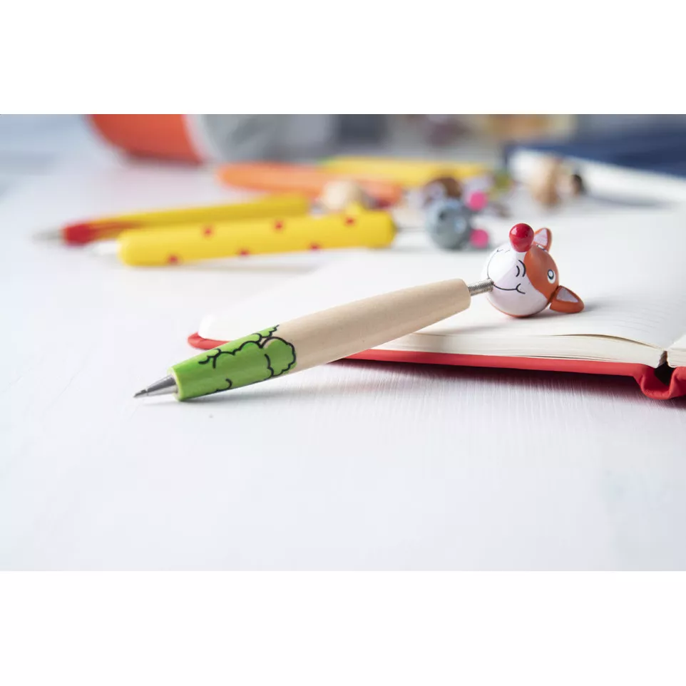 Zoom beige  stylo à bille avec...
