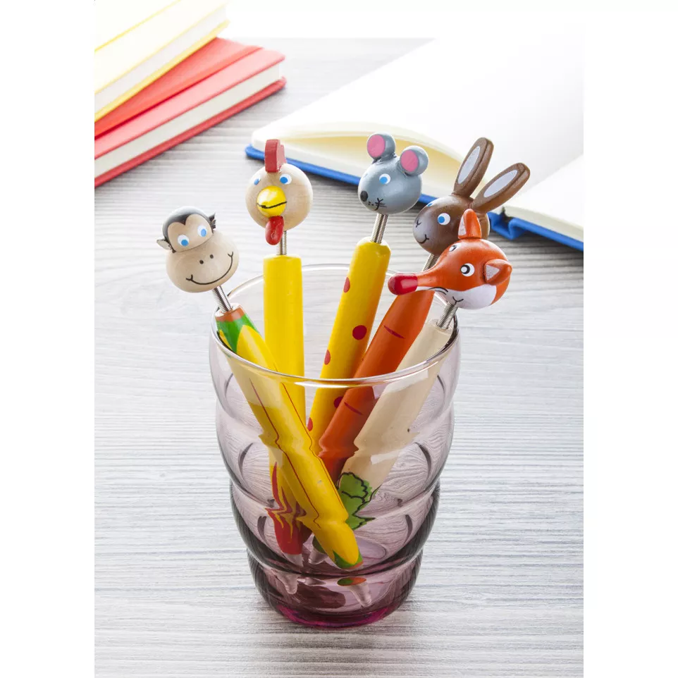 Zoom orange  wooden ballpoint pen,...