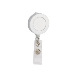 Slope silver  badge holder 