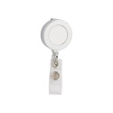 Slope silver  badge holder 