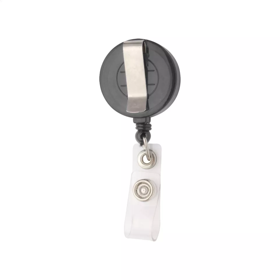 Slope black  badge holder 