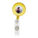 Slope yellow  badge holder 