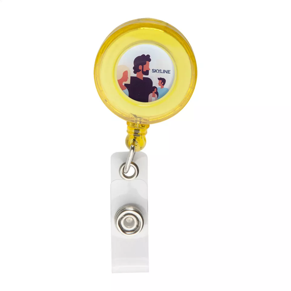 Slope jaune  porte-badges 