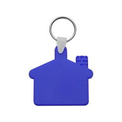 Cottage blauw  sleutelhanger 
