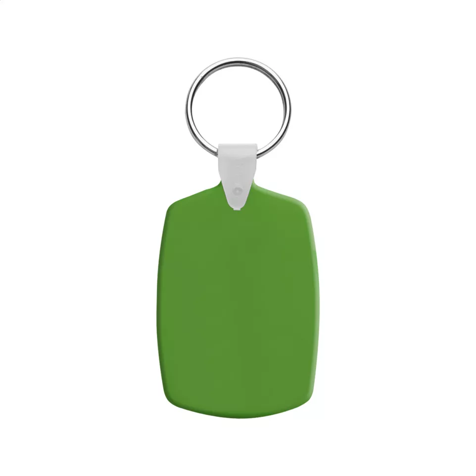 Slice green  keyring 