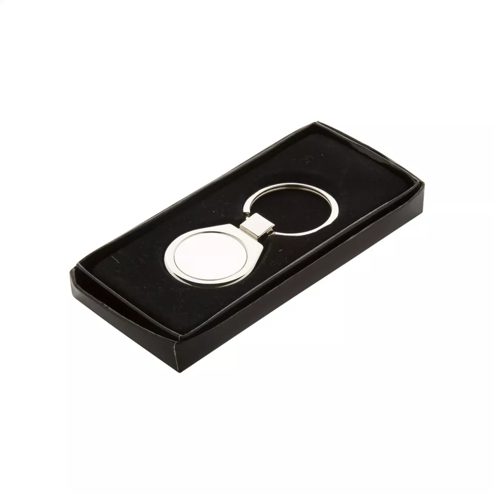 Ball silver  keyring 