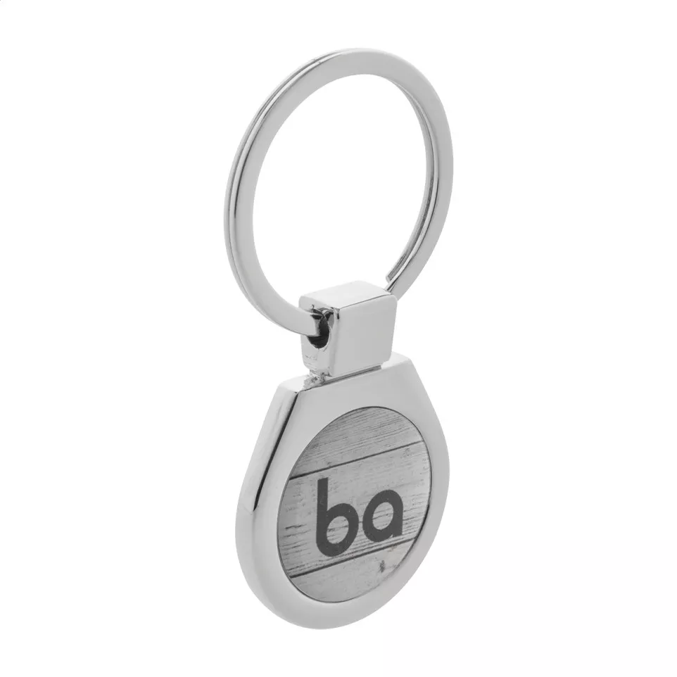 Ball zilver  sleutelhanger 