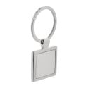 Dice silver  keyring 