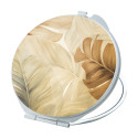 Gill argenté  miroir de poche 