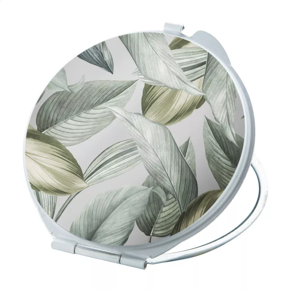 Gill zilver  aluminium zakspiegeltje  