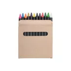 Lola noir beige set de 12 pastels de couleurs 