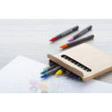 Lola noir beige set de 12 pastels de couleurs 