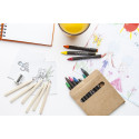 Lola black beige set of 12 crayons 