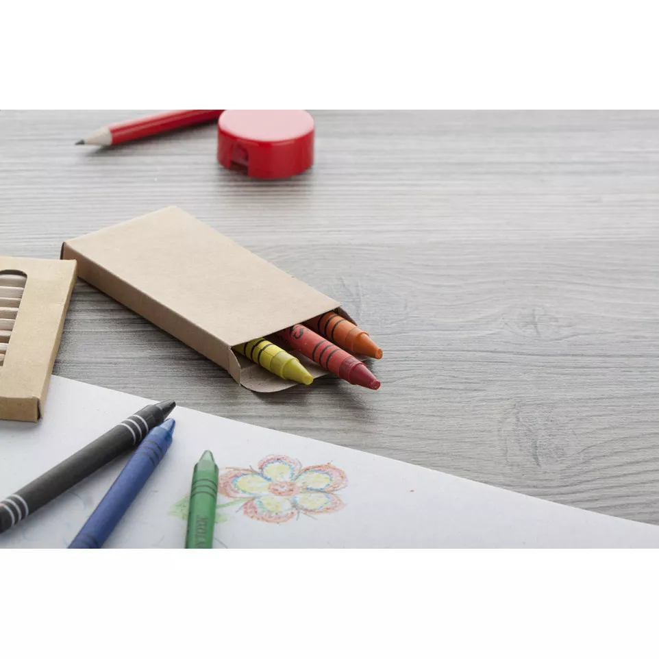 Liddy noir beige set de 6 pastels de...
