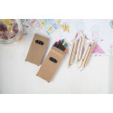 Liddy noir beige set de 6 pastels de couleurs 