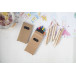 Liddy noir beige set de 6 pastels de couleurs 