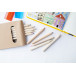 Lea natural  set of 12 pencils 