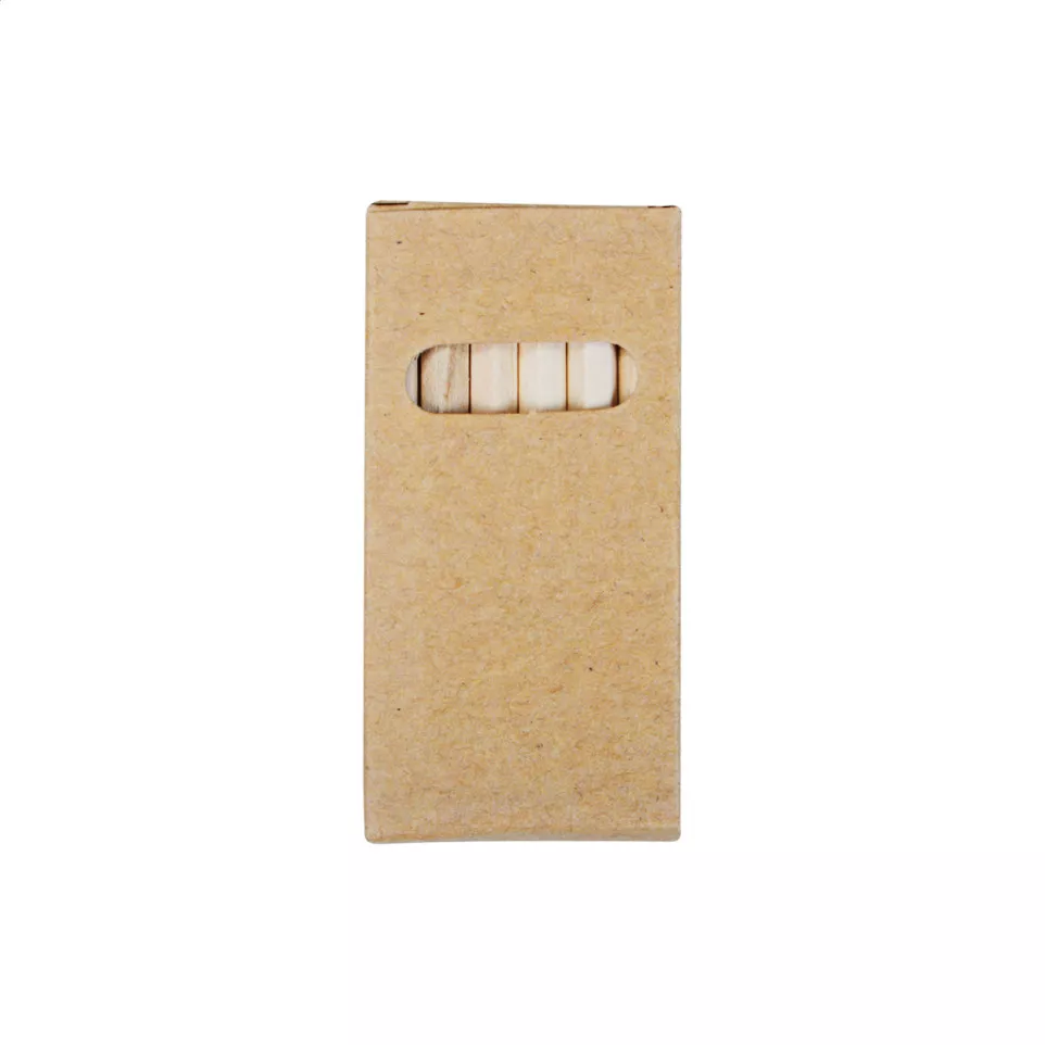 Kitty natural  set of 6 pencils 