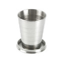 Nautilus zilver  opvouwbare beker 