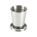Nautilus zilver  opvouwbare beker 