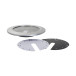 Brattain silver black wall clock 