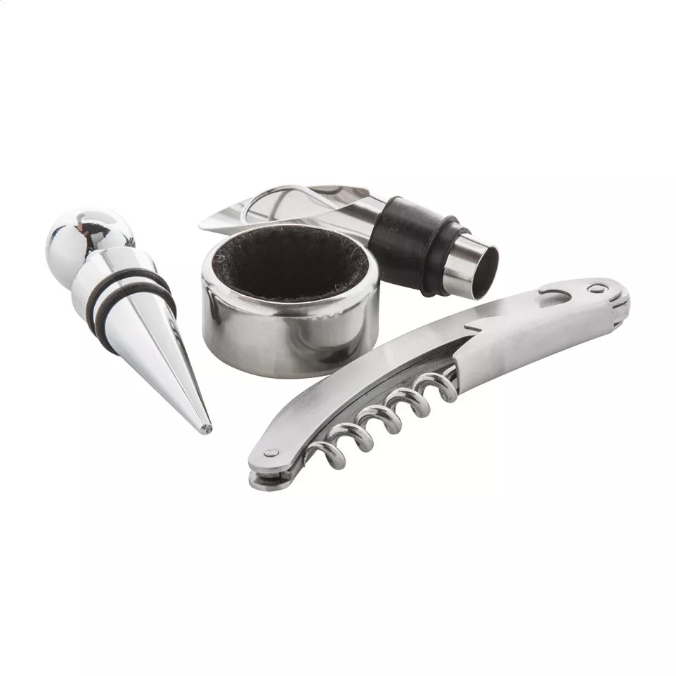 Moristel silver  wine set 