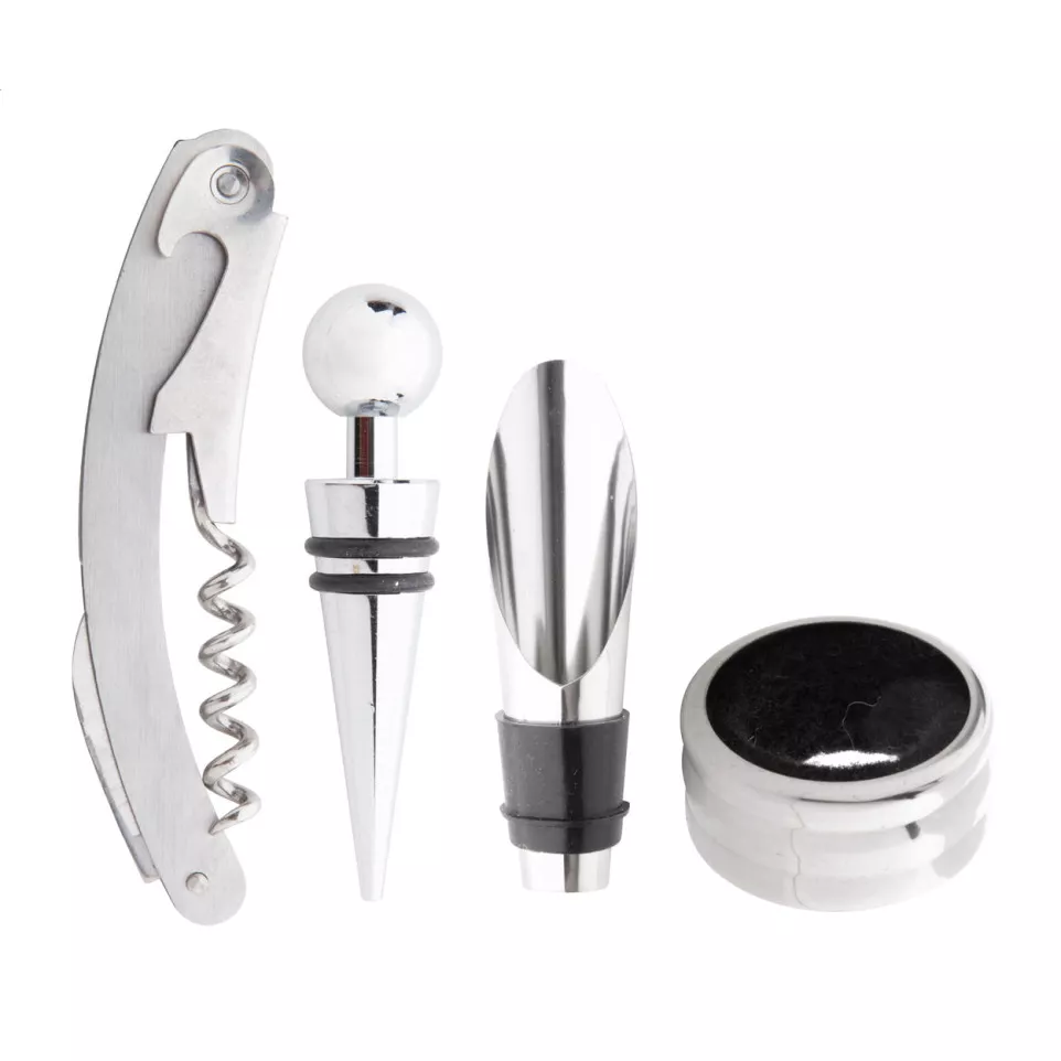 Moristel silver  wine set 