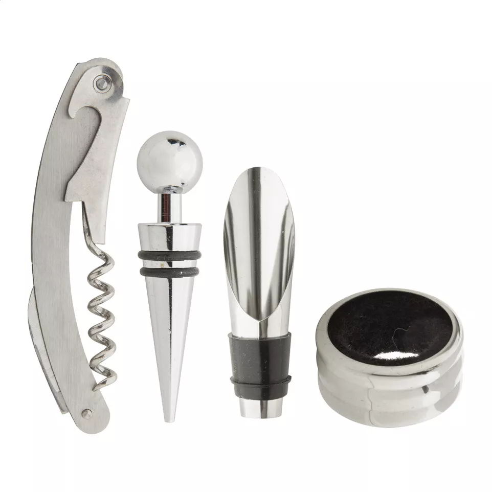 Moristel silver  wine set 