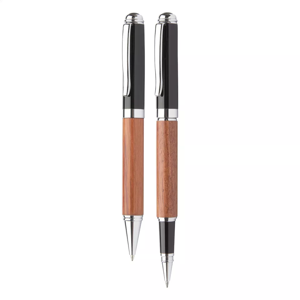 Bayonne noir marron parure stylo à...