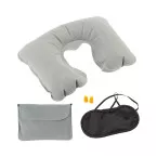 Skycap ash grey black travel set 