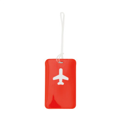 Denver red  luggage tag 