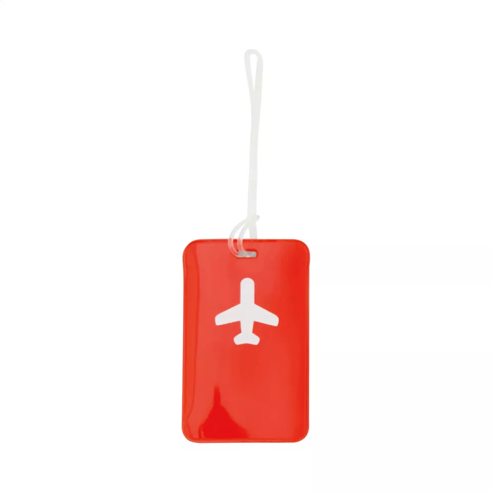 Denver rouge  étiquette à bagages 