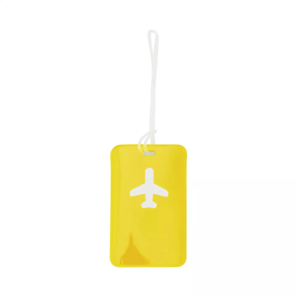 Denver yellow  luggage tag 